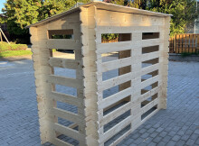 přístřešek na dřevo